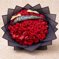 Ramo de rosas rojas