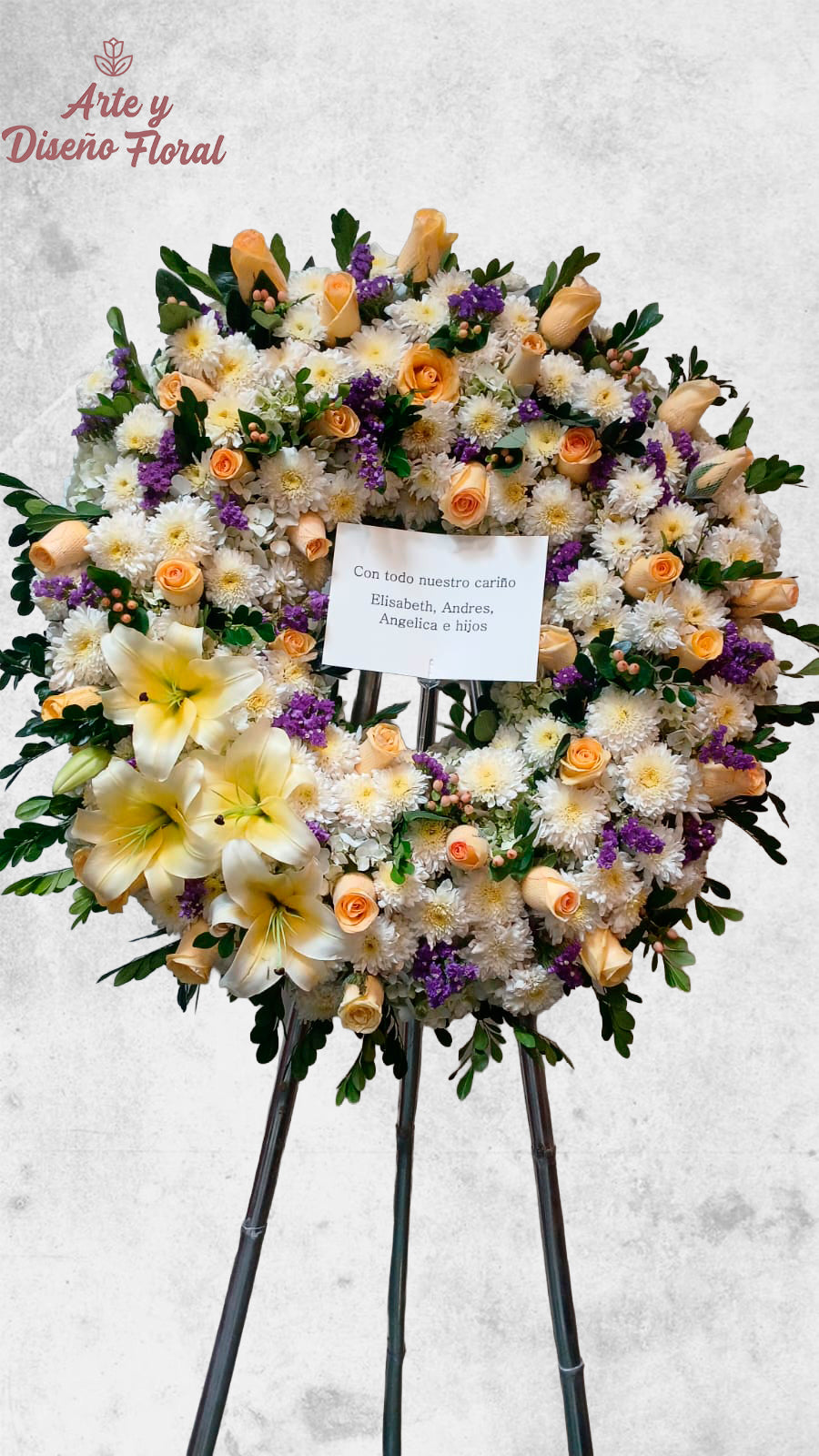 Picarón Floral Honor Eterno